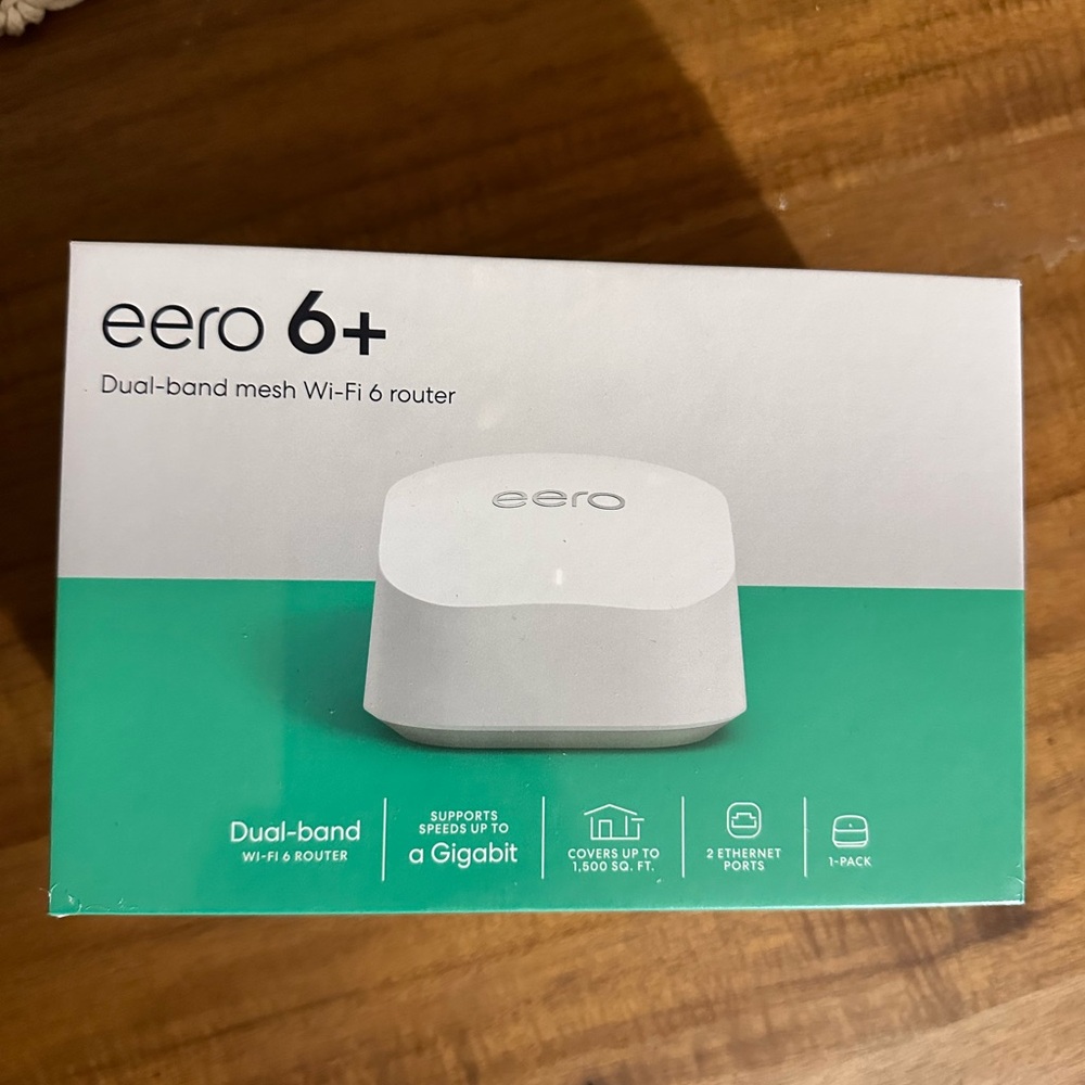 Eero 6+ mesh wifi router NEW in box